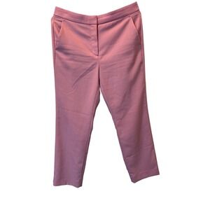 J. Crew Kate Pants Size 8 Pink Cropped Career Business Casual Trousers